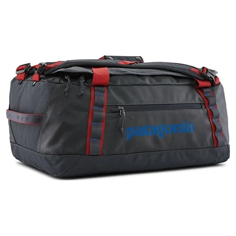 Patagonia Black Hole Duffel 40L in Smolder Blue/Amanita Red