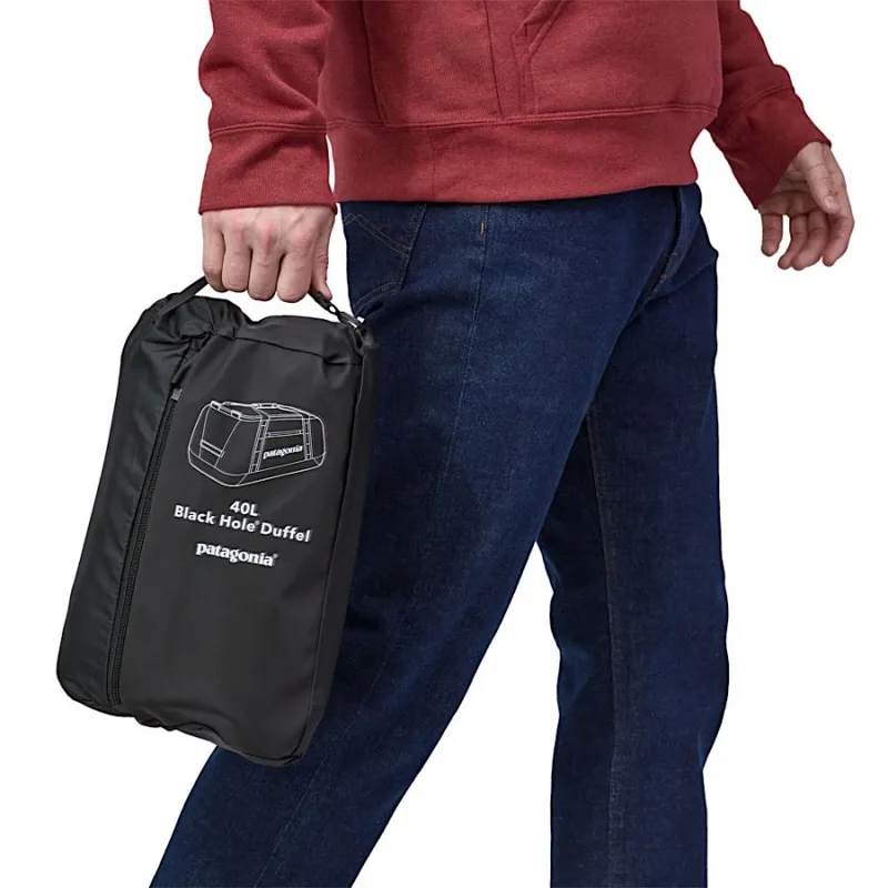 Patagonia Black Hole Duffel 55L in Black/Black-4