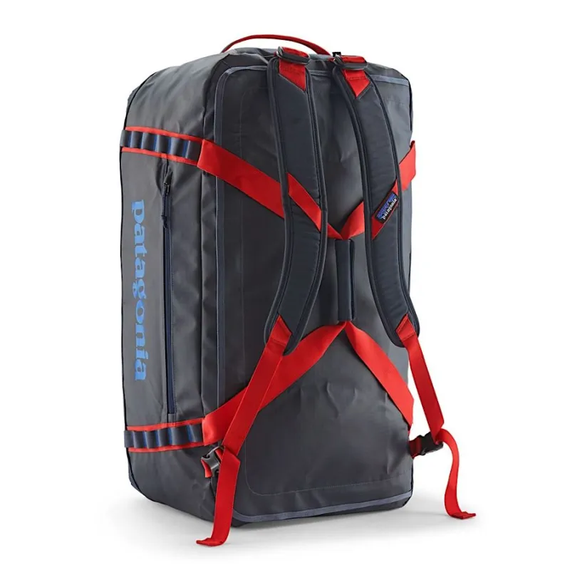 Patagonia Black Hole Duffel 70L in Smolder Blue/Amanita Red-1