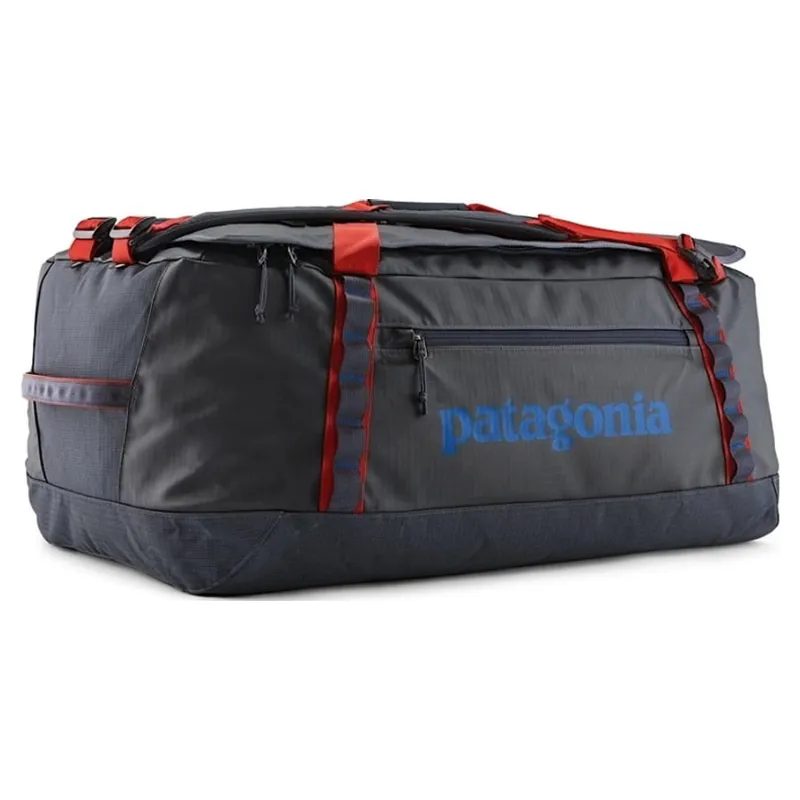 Patagonia Black Hole Duffel 70L in Smolder Blue/Amanita Red