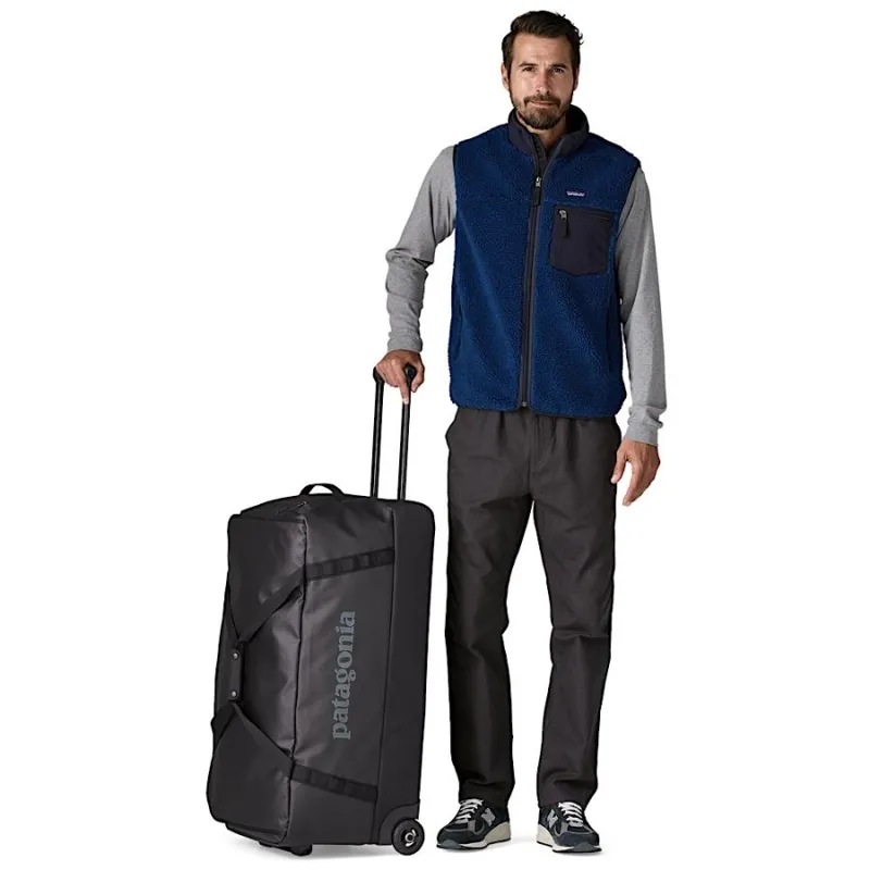 Patagonia Black Hole Matte Wheeled Duffel Bag 100L in Black/Black-4