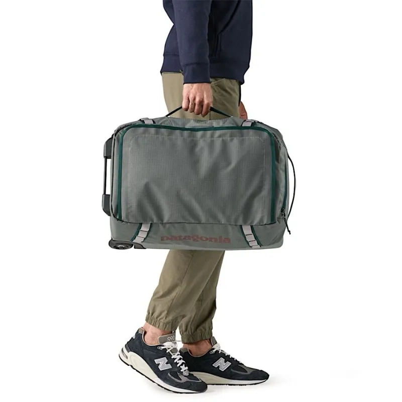 Patagonia Black Hole Matte Wheeled Duffel Bag 40L in Noble Grey-4