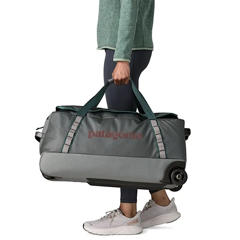 Patagonia Black Hole Matte Wheeled Duffel Bag 70L in Noble Grey-4