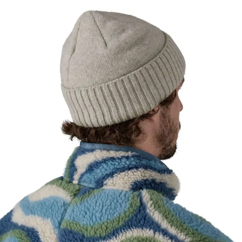 Patagonia Brodeo Beanie in OG Legacy Label: Crisp Grey-2