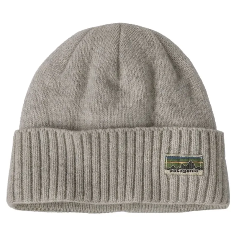 Patagonia Brodeo Beanie in OG Legacy Label: Crisp Grey