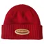 Patagonia Brodeo Beanie in Oval Logo: Amanita Red