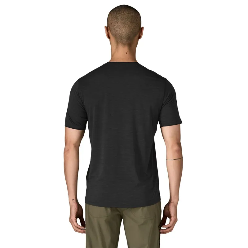Patagonia Capilene Cool Ultra Men's Shirt in Black/Forge Grey X-Dye-2