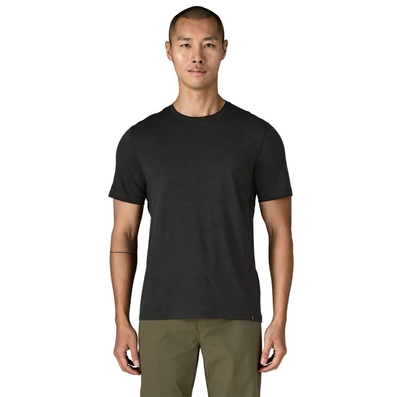 Patagonia Capilene Cool Ultra Men's Shirt in Black/Forge Grey X-Dye-1