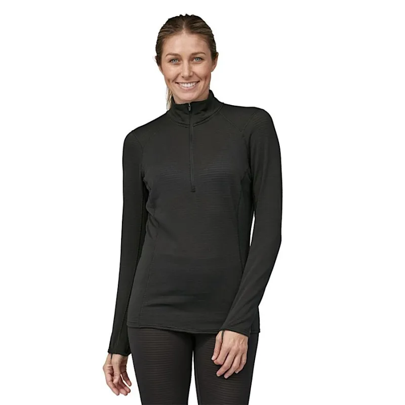 Patagonia Capilene Thermal Weight Women's Zip-Neck in Black-1