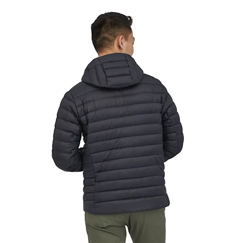 Patagonia Down Sweater Hoody Men's in Black-2