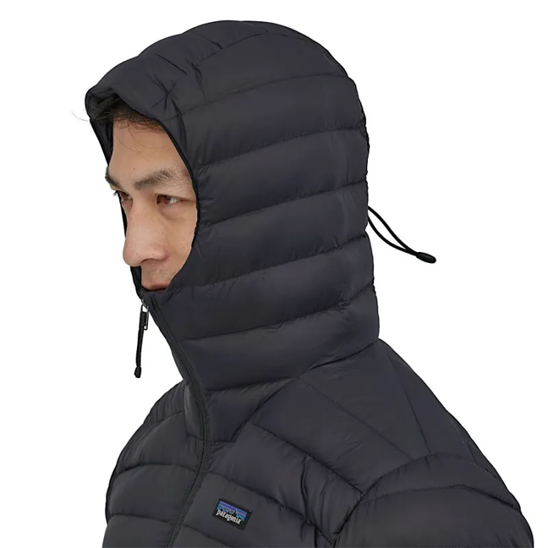 Patagonia Down Sweater Hoody Men's in Black-5