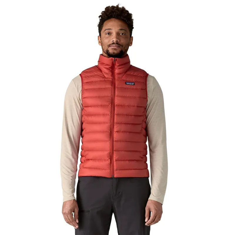 Patagonia Down Sweater Men's Vest in Amanita Red-1