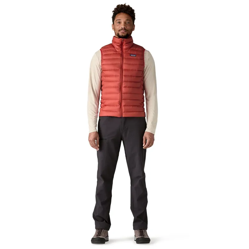 Patagonia Down Sweater Men's Vest in Amanita Red-3