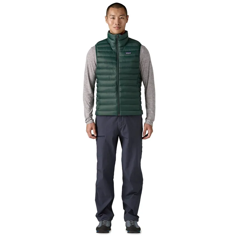 Patagonia Down Sweater Men's Vest in Cascade Green-3