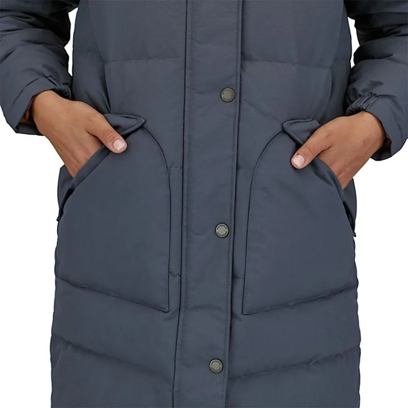 Patagonia Downdrift Women's Parka in Sunken Blue-8