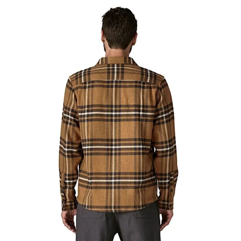 Patagonia Fjord Flannel Shirt Men's in Catch-Deer Brown-2