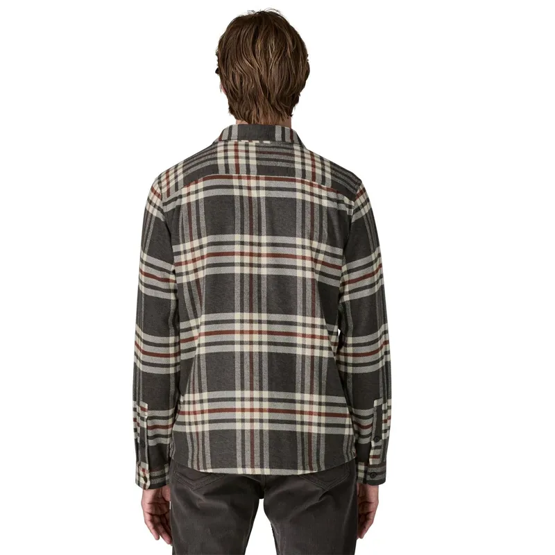 Patagonia Fjord Flannel Shirt Men's in Catch-Ink Black-2