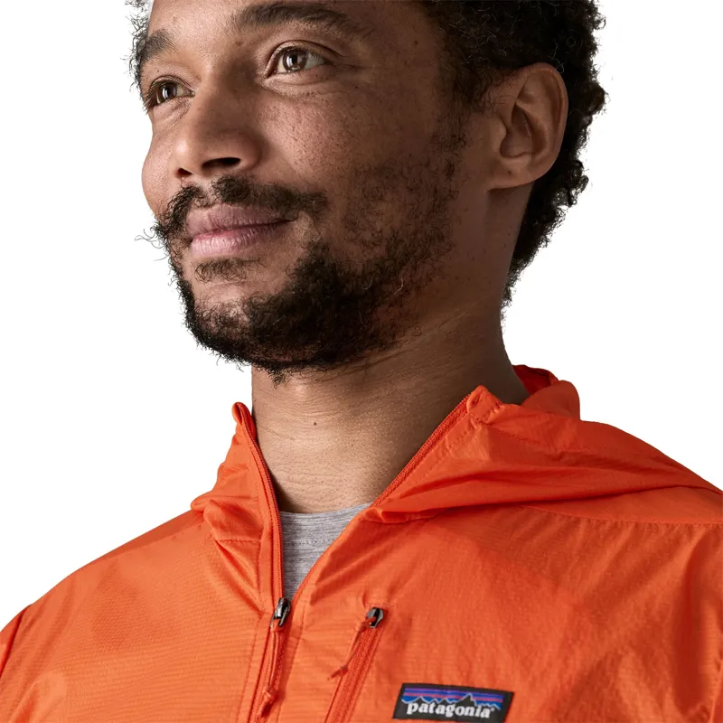 Patagonia Houdini Men's Jacket in Coal Orange-7