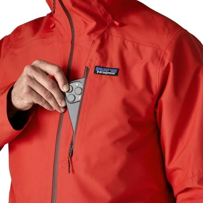Patagonia Insulated Powder Town Jacket Men's Smolder Blue/Clement Blue-5
