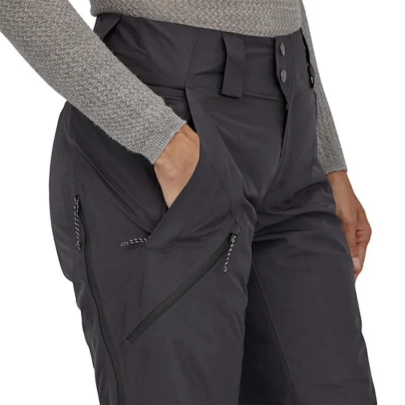 Patagonia Insulated Powder Town Women's Ski Pants in Dulse Mauve-7