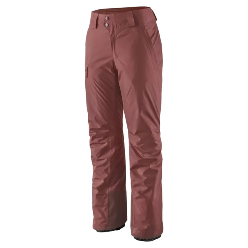 Patagonia Insulated Powder Town Women's Ski Pants in Dulse Mauve