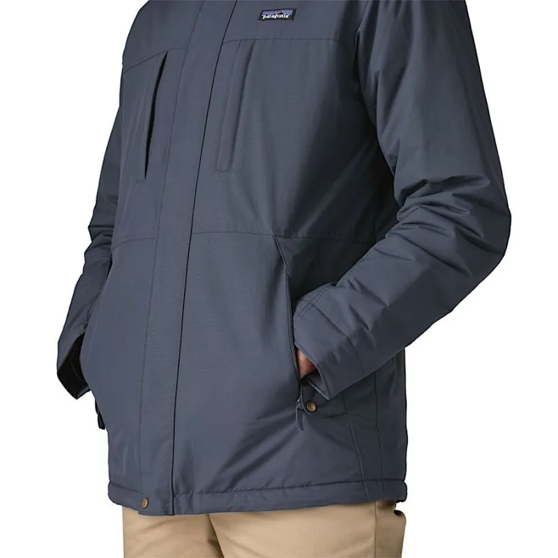Patagonia Isthmus Men's Parka in Smolder Blue-8