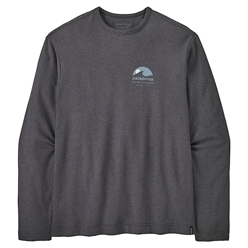 Patagonia Lightweight Applied Imagination Wildrise Men's Crewneck in Ink Black
