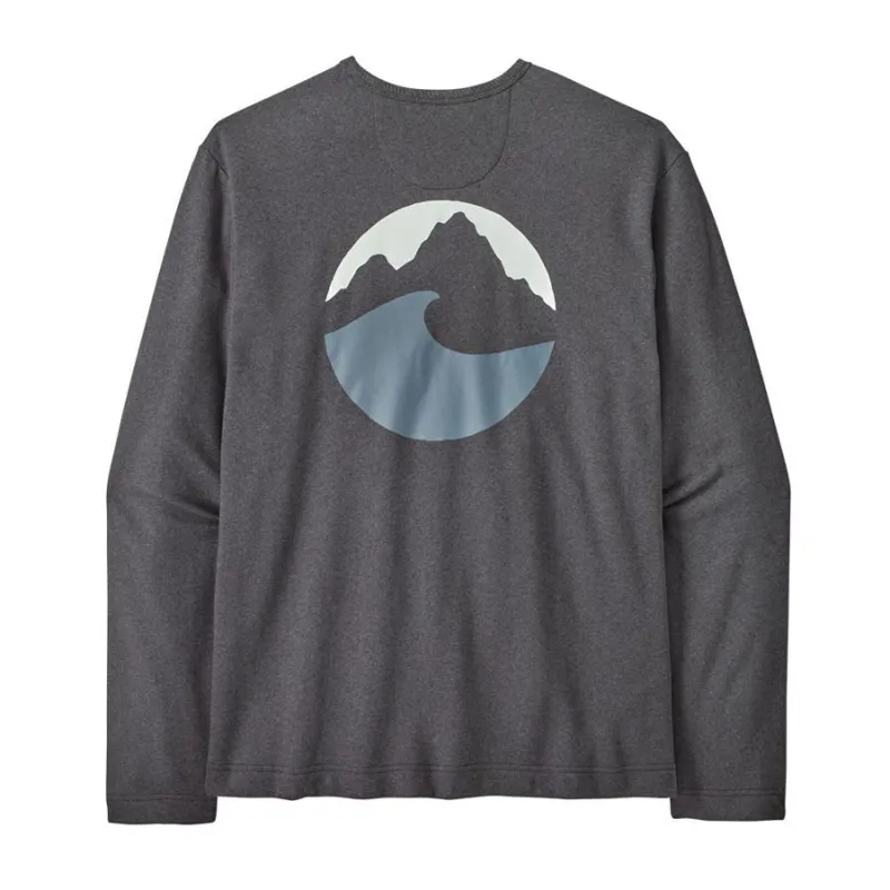 Patagonia Lightweight Applied Imagination Wildrise Men's Crewneck in Ink Black-1