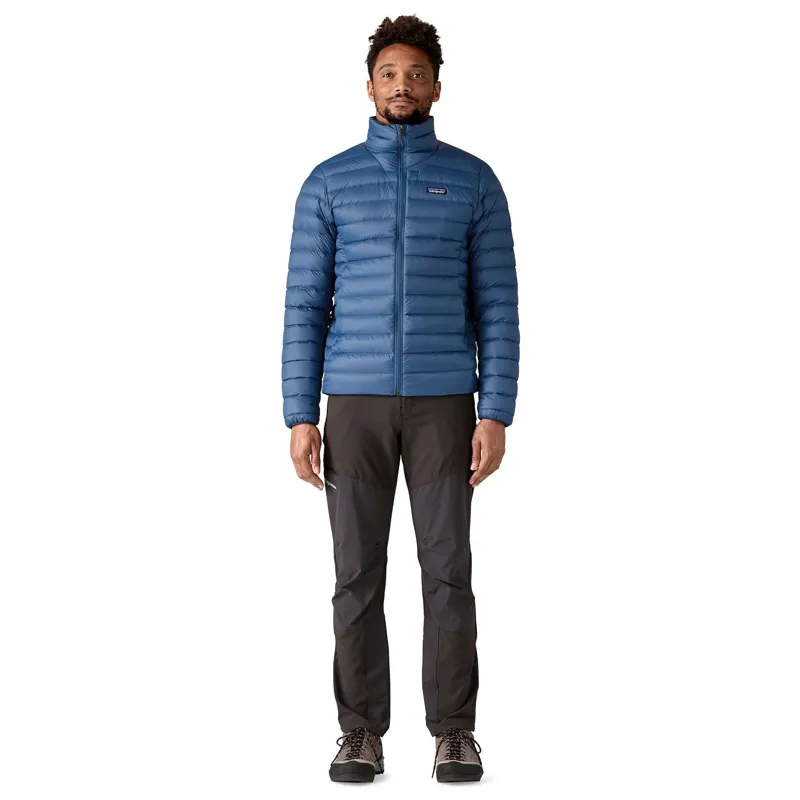 Patagonia Men's Down Sweater Jacket in Clement Blue-3