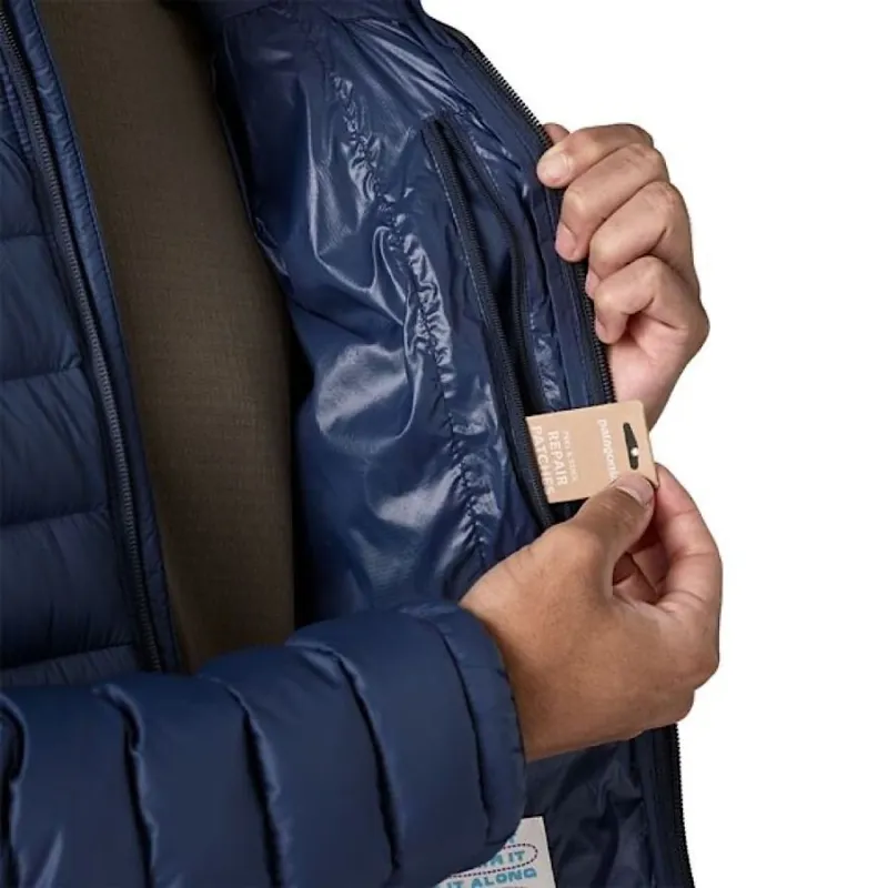 Patagonia Men's Down Sweater Jacket in Pollinator Orange-9