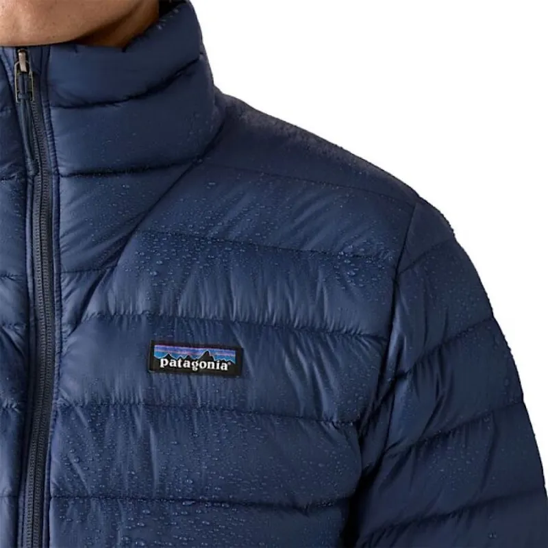 Patagonia Men's Down Sweater Jacket in Pollinator Orange-5