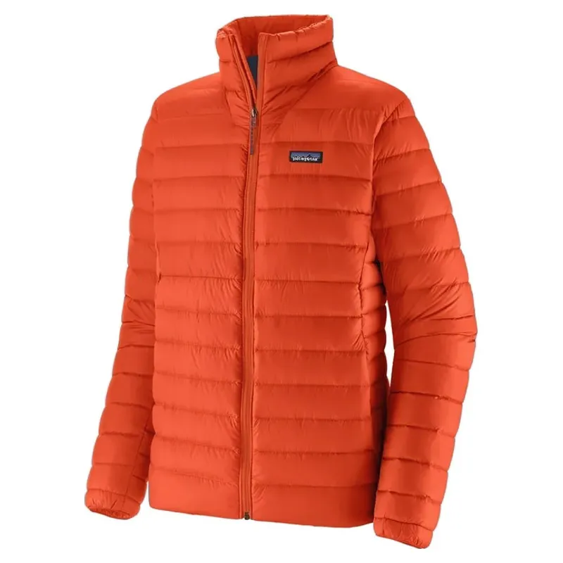 Patagonia Men's Down Sweater Jacket in Pollinator Orange