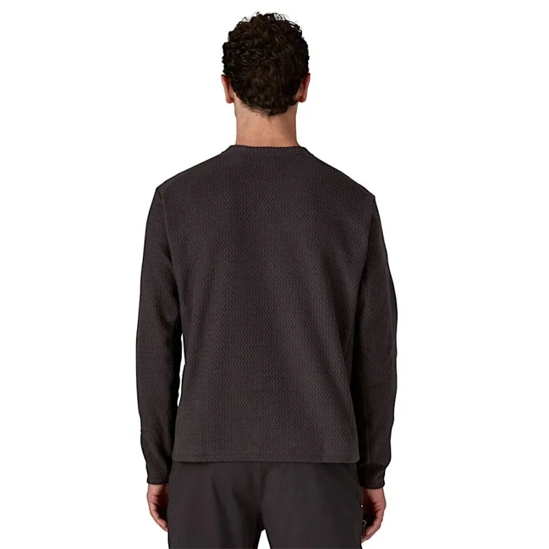 Patagonia Men's R1 Air Fleece Crew in Black-3
