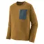 Patagonia Men's R1 Air Fleece Crew in Bobcat Brown