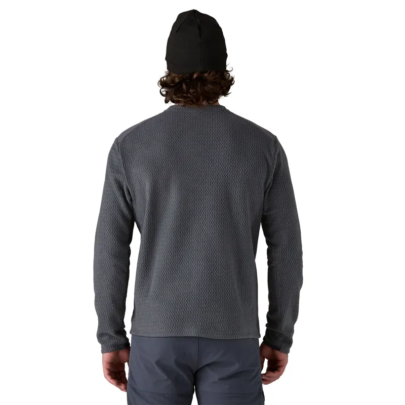 Patagonia Men's R1 Air Fleece Crew in Smolder Blue-2