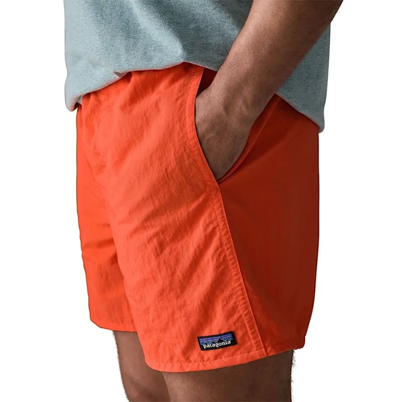 Patagonia Mens Baggies Shorts 5 inch in Orange Peel-7