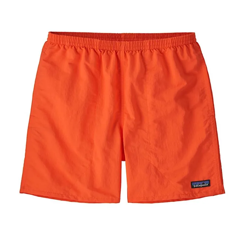 Patagonia Mens Baggies Shorts 5 inch in Orange Peel