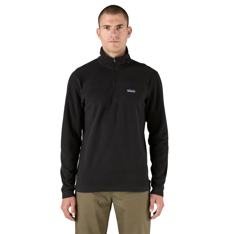 Patagonia Micro D Men's Fleece Pullover in Black-1
