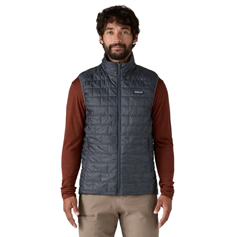 Patagonia Nano Puff Men's Vest in Smolder Blue-1