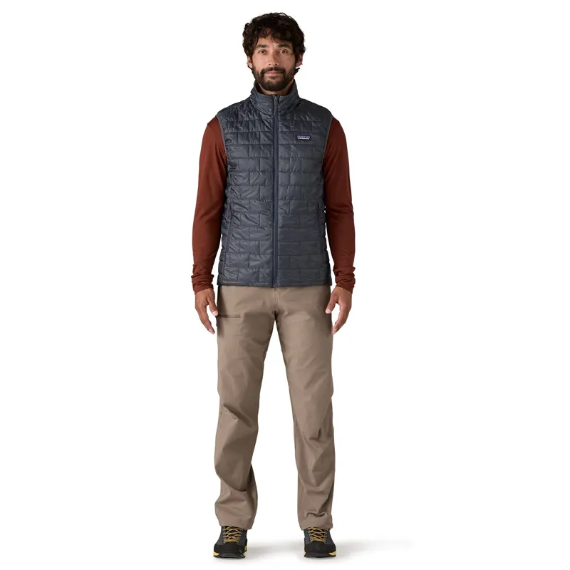 Patagonia Nano Puff Men's Vest in Smolder Blue-4