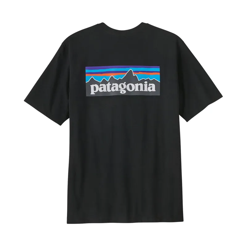 Patagonia P-6 Logo Responsibili-Tee Men's T-Shirt in Black