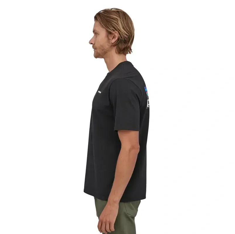 Patagonia P-6 Logo Responsibili-Tee Men's T-Shirt in Black-4