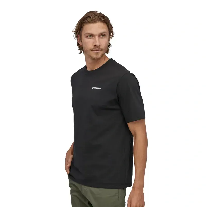 Patagonia P-6 Logo Responsibili-Tee Men's T-Shirt in Black-2
