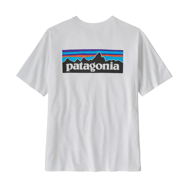 Patagonia P-6 Logo Responsibili-Tee Men's T-Shirt in White