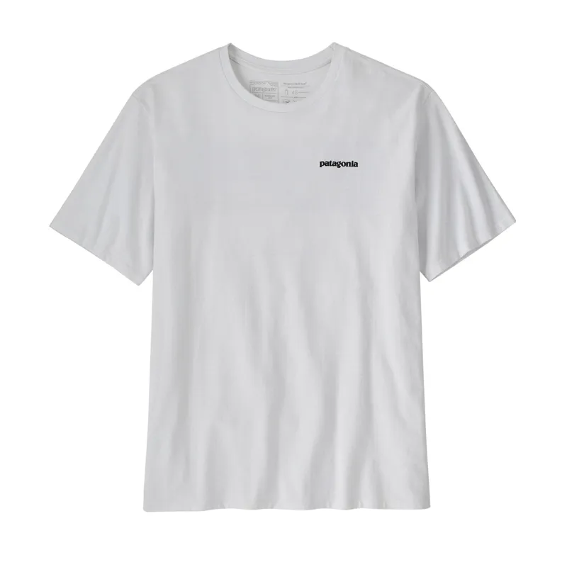 Patagonia P-6 Logo Responsibili-Tee Men's T-Shirt in White-1
