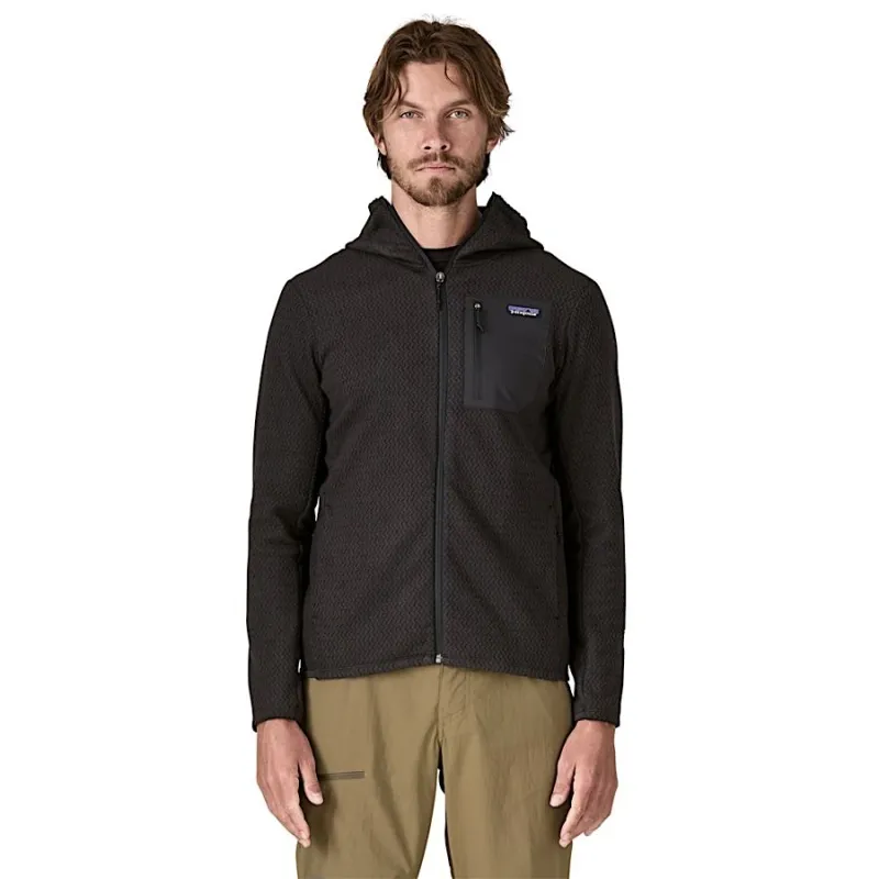 Patagonia R1 Air Men's Full-Zip Fleece Hoody in Black-1