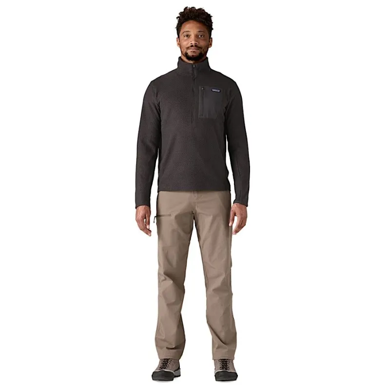 Patagonia R1 Air Men's Zip-Neck Fleece in Black-4