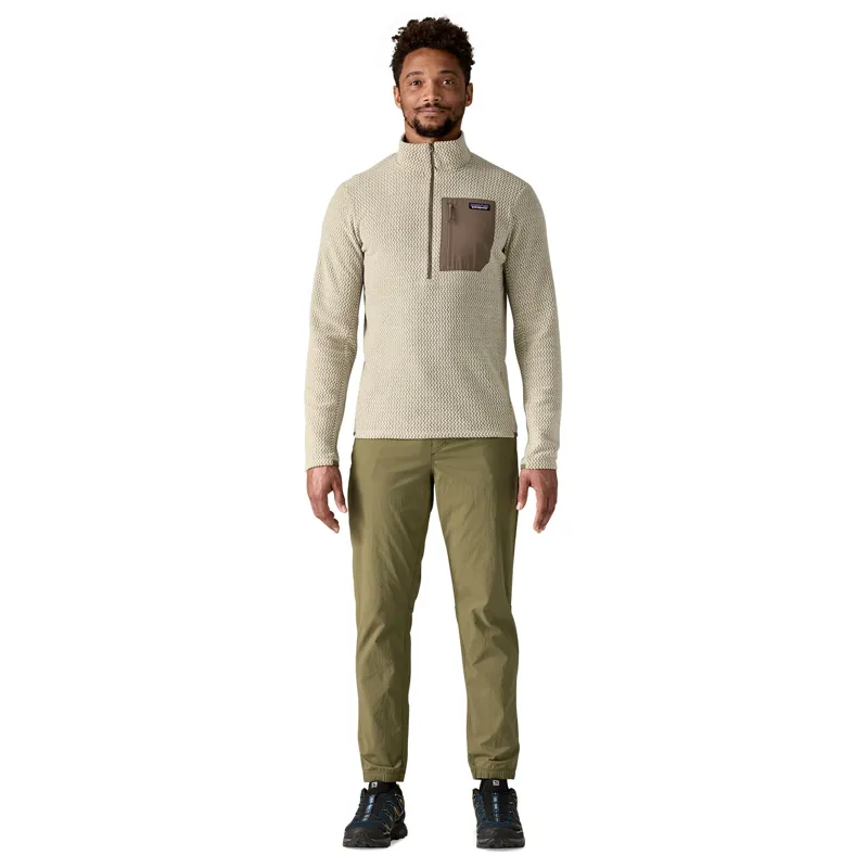 Patagonia R1 Air Men's Zip-Neck Fleece in Pelican-4
