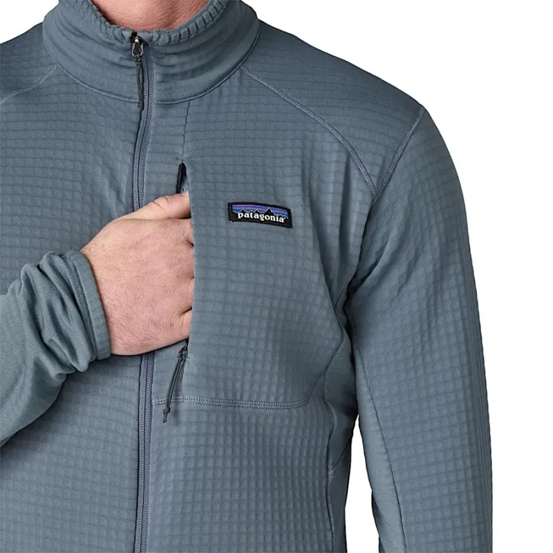 Patagonia R1 Men's Fleece Jacket in Black-5