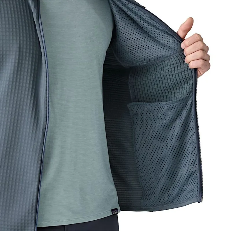 Patagonia R1 Men's Fleece Jacket in Black-6